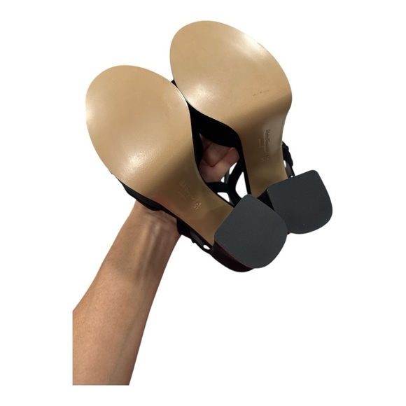 Ferragamo Women's Sonya Suede Ankle Strap Platform Sandals Size 5.5 - Picture 11 of 16